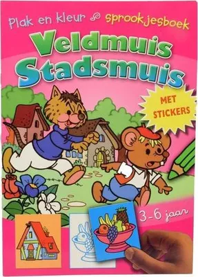 Image de Kleur- en stickerboek Sprookjes