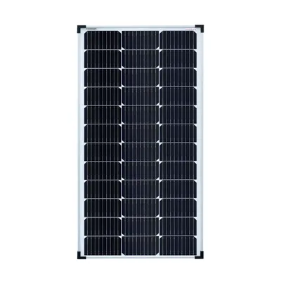 Produktbild von enjoy solar® Klassisches Monokristallines Solarmodul 100W 12V (silberner Rahmen) 0% MwSt.