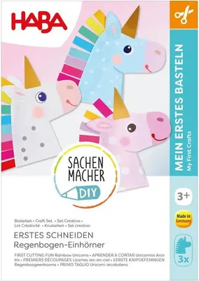 Produktbild von HABA Bastelset - Erstes Schneiden Regenb.-Ein