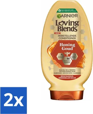 Immagine prodotto di Garnier Loving Blends Balsamo Oro Miele 250 ml - Confezione risparmio - 2 pezzi