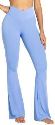 Produktbild von Sunzel Flare Leggings, Crossover Yogahose mit Bauchkontrolle, hohe Taille und we