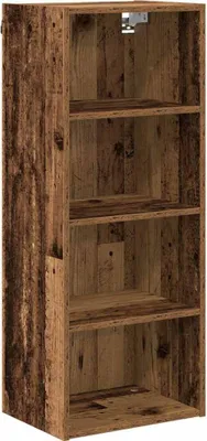 Image de Armoire suspendue avec stockage Bois ancien 40 x 29,5 x 100 cm