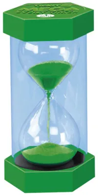 Produktbild von Eduplay Sanduhr Spielzeug 30 Minuten grün - pädagogisches Zeitmessgerät