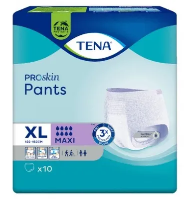 Produktbild von Tena ProSkin Pants Maxi XL 10 Stk. - Einweg-Inkontinenzhosen in Profiqualität