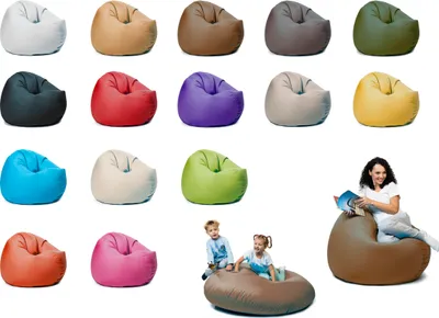 Produktbild von sunnypillow XXL Sitzsack mit Styropor Füllung 125 cm Durchmesser 2-in-1 Funktionen zum Sitzen und Liegen Outdoor & Indoor für Kinder & Erwachsene viele Farben und Größen zur Auswahl Braun