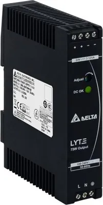 Immagine prodotto di Delta guida DIN 24 V/3,125 A, LYTE II, alimentatore da 75 W