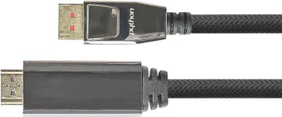 Immagine prodotto di Python DisplayPort 1.4 an HDMI 2.0 Kabel Nylong. schwarz 5m
