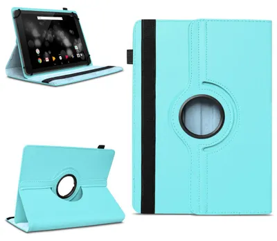 Produktbild von Tablet Tasche für Doogee T20 T20S T20E Hülle Schutzhülle 360 Grad Drehbar CaseFarben:Türkis