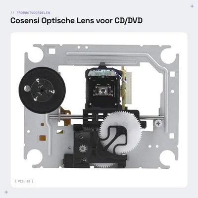 Productafbeelding van Dailygoods- Optische Lens Vervangingsonderdeel - 650nm Golflengte - 16-Pins Mechanisme - Stabiele Prestaties - Lange Levensduur - Gestandaardiseerd Ontwerp