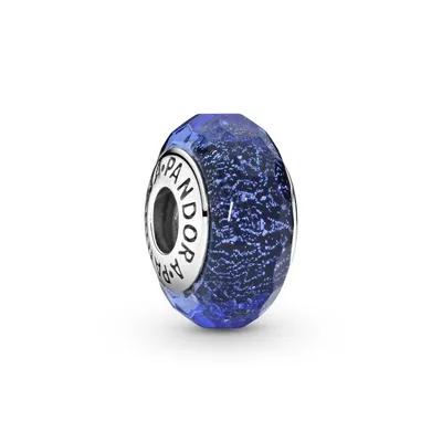 Produktbild von Pandora Facettiertes Blaues Murano-Glas-Charm 791646 Anhänger