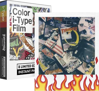 Produktbild von Polaroid Farbe I-type Trasher Edition 8 Sofortbilder Mehrfarbig Mehrfarbig One Size