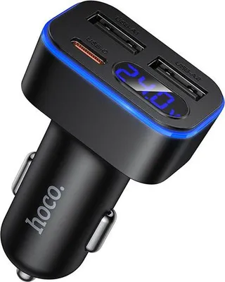 Produktbild von Hoco Z63A Kfz-Ladegerät 42 W USB-C PD QC LCD