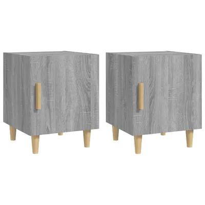 Immagine prodotto di Comodini 2 pz Grigio Sonoma in Legno Multistrato