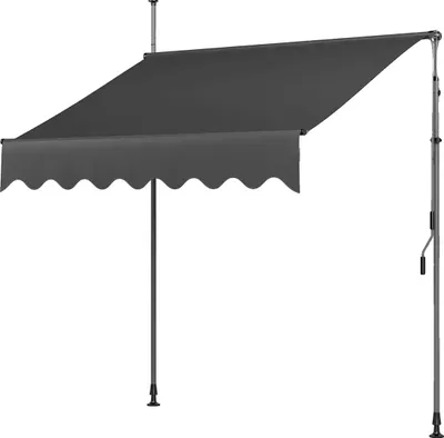 Immagine prodotto di Tenda a scomparsa manuale, protezione UV, regolabile in altezza, 350 x 120 cm