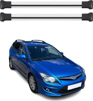 Image de Barres de toit transversales pour Hyundai i30 2007-2012 en ABE