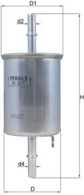 Immagine prodotto di Filtro carburante KNECHT KL 573