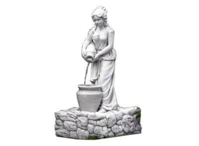 Produktbild von ANTIKES WOHNDESIGN Spring- & Zierbrunnen AWD-SS-094 B:45cm H:98cm