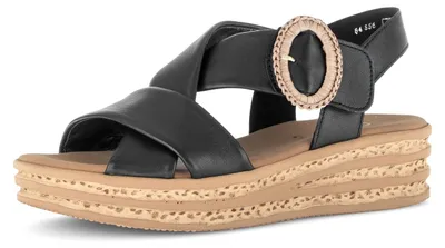 Produktbild von Gabor Damen Plateausandalen, Frauen Sandalen,Best Fitting,schwarz (27),42.5 EU /