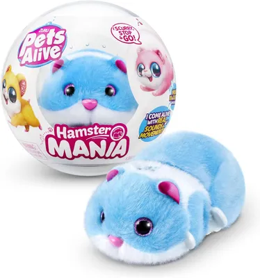 Image de ZURU Pets Alive Hamstermania BLUE HAMSTER Animaux de compagnie électroniques