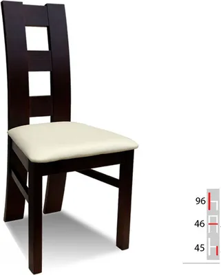 Produktbild von Massivholz Stuhl Esszimmerstuhl Designer Leder Stuhl Stühle Esszimmerstühle K42