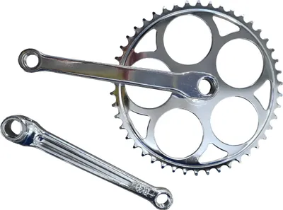 Produktbild von Kurbel Set mit Spiegat 46T 170 mm Silber