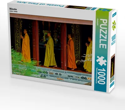 Produktbild von Calvendo Mönche 1000 Teile Puzzle quer 640x480mm, CALVENDO; 7442737