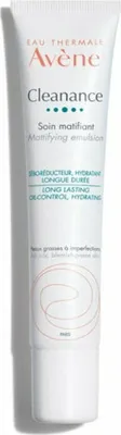 Produktbild von Avene Cleanance Mattierende Emulsion 40 ml, Tages- & Nachtcreme, Frauen, Mischhaut, Gesicht, Anti-Makel, Mattierend, Feuchtigkeitsspendend, Glanz, Beruhigend, 40 ml