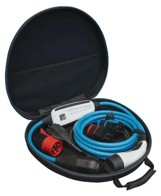 Produktbild von NRGkick Mobile Ladestation 22kW Typ2, 5m, WLAN+BT, 32A 5p, 16A 5p, 16A 3p, Schuko, 1 Stk.