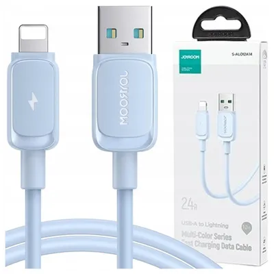 Immagine prodotto di Cavo Joyroom Serie Multi-Color A14 Usb-C / Lightning 20W 1,2 M - Niebieski