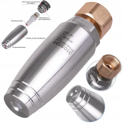 Produktbild von Techkar Turbodüse 045 Rotationsdüse 350 bar INOX M18