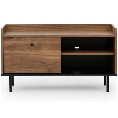 Produktbild von TV Lowboard 100 cm in Eiche Nb. VAREDO-132 Wohnzimmer Möbel im modernen Vintage Design, B/H/T ca. 100/56,2/40 cm