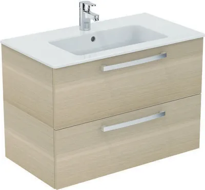 Produktbild von Ideal Standard E066901 Möbelwaschtisch Eurovit, 1 Hl. m.Ül.,