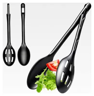 Produktbild von Zweiteiliges Salatbesteck in Schwarz, Kunststoff (Schwarz)