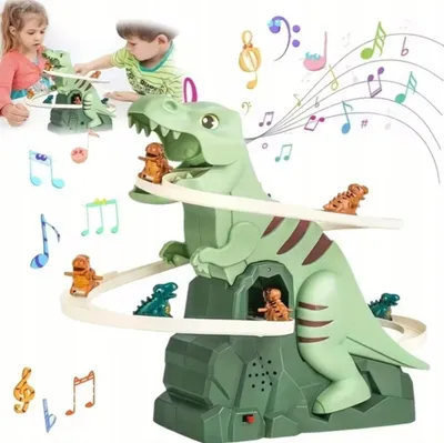 Image de Jouet dinosaure grimpant interactif avec escaliers lumières et sons