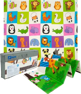 Produktbild von HUMBI Kinder Baby Spielmatte Krabbelmatte XPE Schaumstoff Doppel Pädagogische