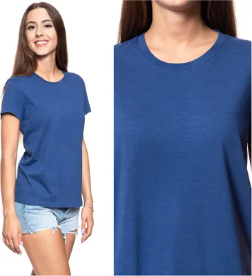 Produktbild von MUSTANG Damen, T-Shirt ALINA C SCAR, S, Blau, sport, tshirt, shirt