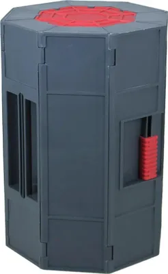Produktbild von Mobiler Werkzeugkoffer Rolle, rollbarer Organizer mit 25 Trennwänden für bis zu 37 Fächer, Maße eingerollt 32,5 x 22 x 22 cm