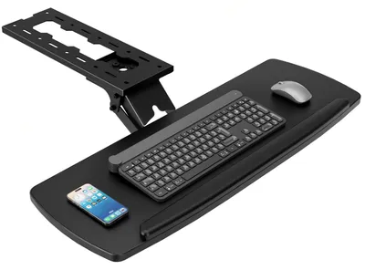Produktbild von Solidchoice – Schwarze, drehbare Tastaturablage, 28 Zoll