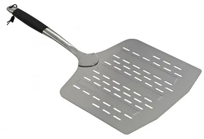 Produktbild von Perforierte Pizzaschaufel aus Edelstahl 40 x 35 cm