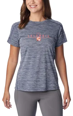 Produktbild von Columbia Damen W Zero Rules T-Shirt mit grafischem Aufdruck und Rundhalsausschni