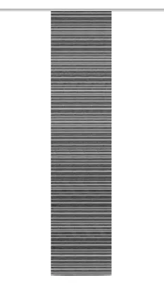 Produktbild von Home fashion / Fertig-Schiebewand mit Querstreifen aus Bambus-Optik, Seiten lasergeschnitten, |FOLKE| 084957-8007 | GRÖSSE 245 X 60 cm/ANTHRAZIT