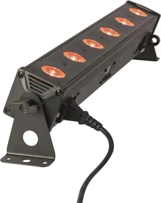 Produktbild von Ibiza Ledbar6-Rc Dmx Led Bar 6X8W Rgbw Mit Fernbedienung