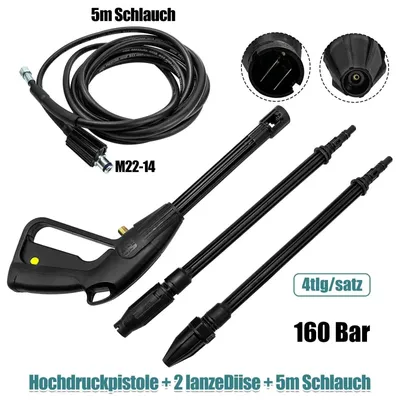 Produktbild von Hochdruckreiniger-Pistole - Sprühlanze - Wasserdüse - Für Autowäsche - Hochdruck-Wasserstrahl