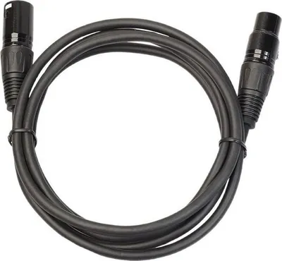 Image de INF Câble Microphone XLR Mâle Femelle - Audio Équilibré pour Studio et Scène 3 m