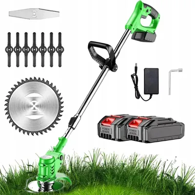 Obrázek produktu pro akumulátorová sekačka s nastavitelnou hlavou a rukojetí 12V 2x ACU