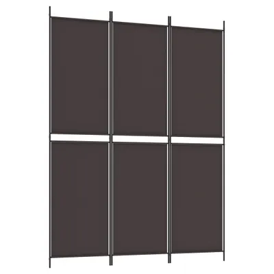 Immagine prodotto di Divisorio a 3 Pannelli Marrone 150x200 cm in Tessuto