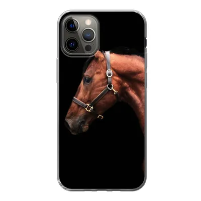 Produktbild von MuchoWow® Handyhülle Schutzhülle Hülle für iPhone 13 Pro Pferd - Leicht - Halfter Silikon Softcase Handy Hülle - Handy-Tasche