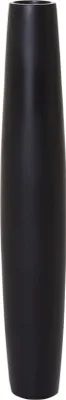 Produktbild von VIVANNO Bodenvase Fiberglas ISONDRA, Schwarz matt - 13x80 cm