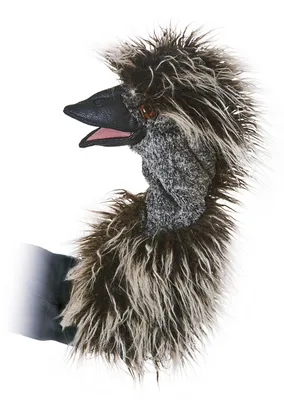 Produktbild von Folkmanis Handpuppe Emu für die Puppenbühne 3184