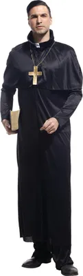 Produktbild von Einheitsgröße MP-36|Priester Kostüm "Dark Father" MIESEPETER®